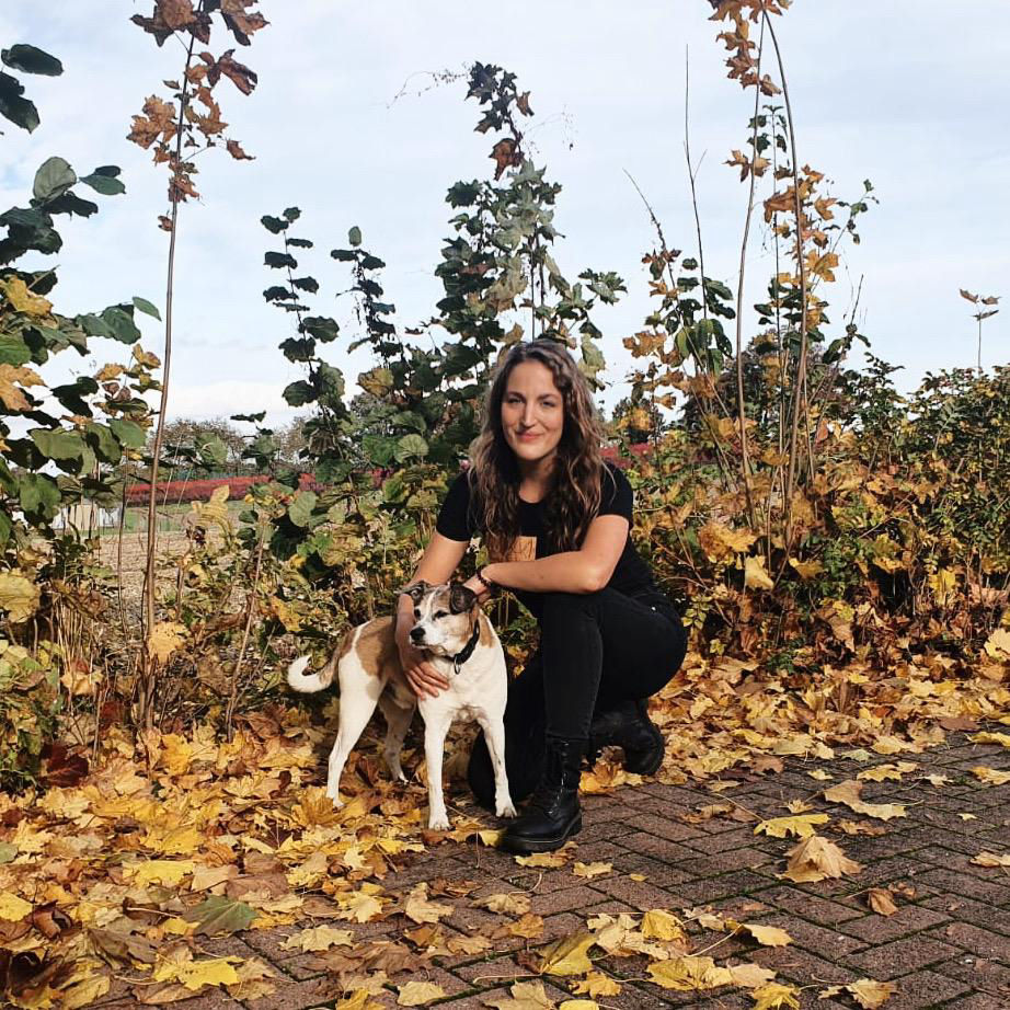 Alexandra mit Hund Samy